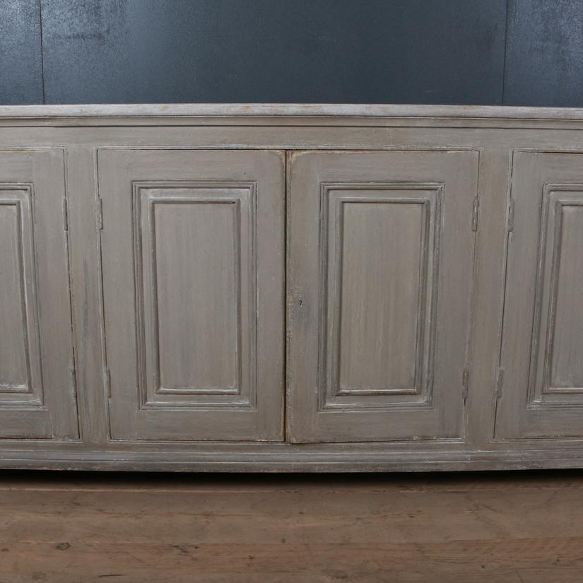 Victorian English Painted Dresser Base / Sideboard