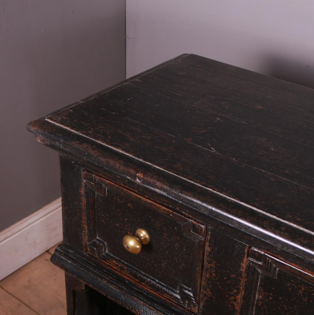 18th Century and Earlier English Painted Dresser Base / Sideboard