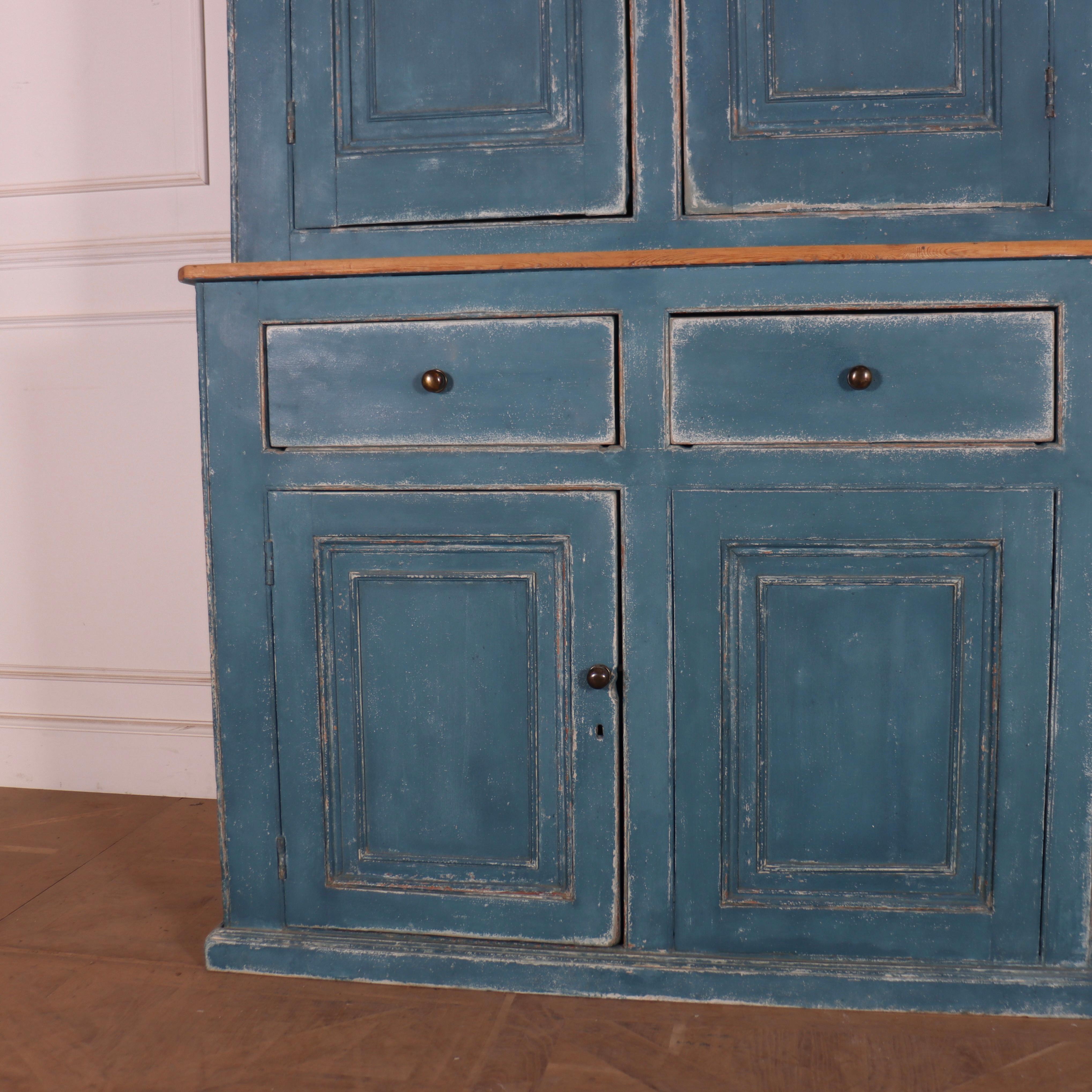 English Painted Housekeepers Cupboard In Good Condition In Leamington Spa, Warwickshire
