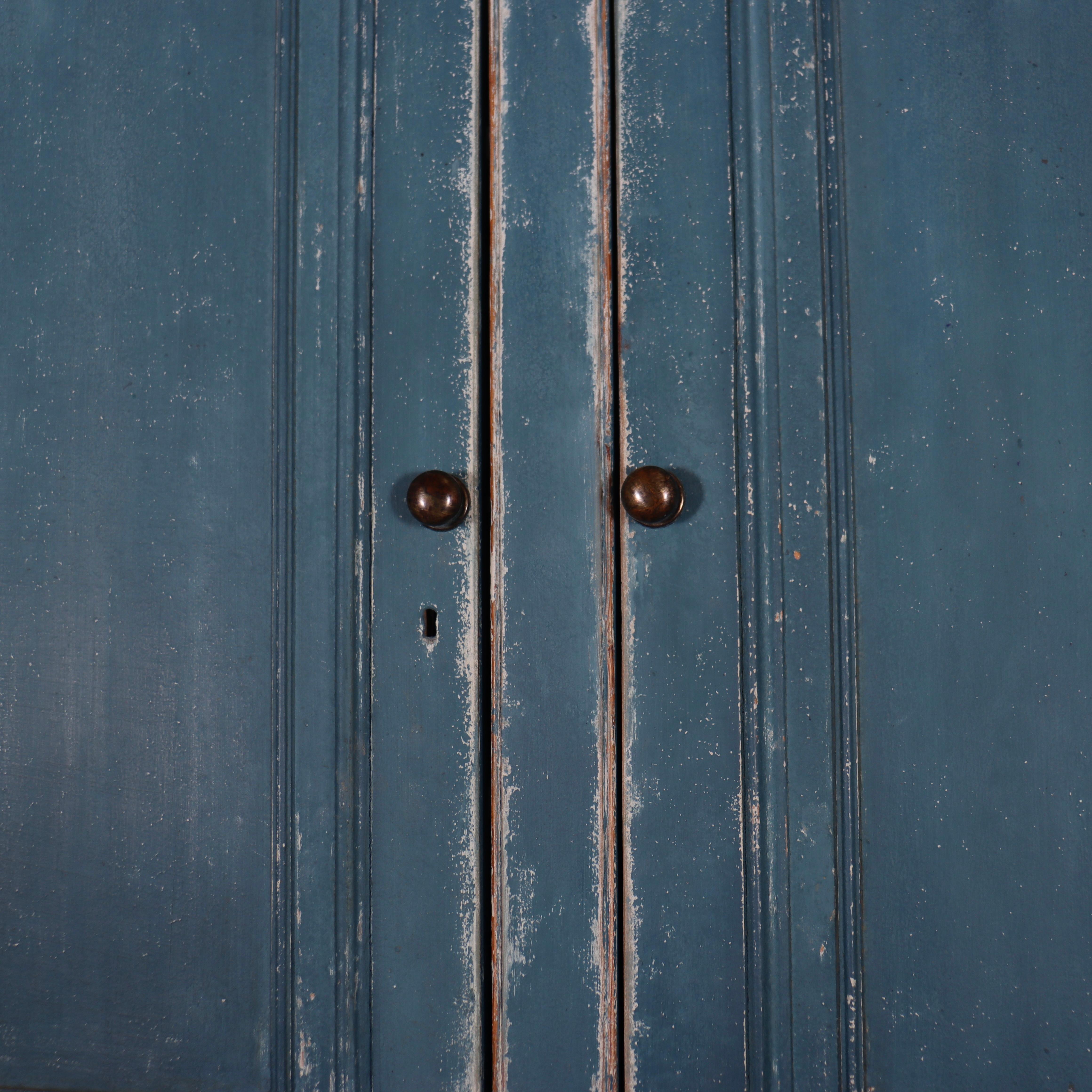 English Painted Housekeepers Cupboard 3