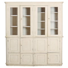 English Painted Housekeepers Cupboard