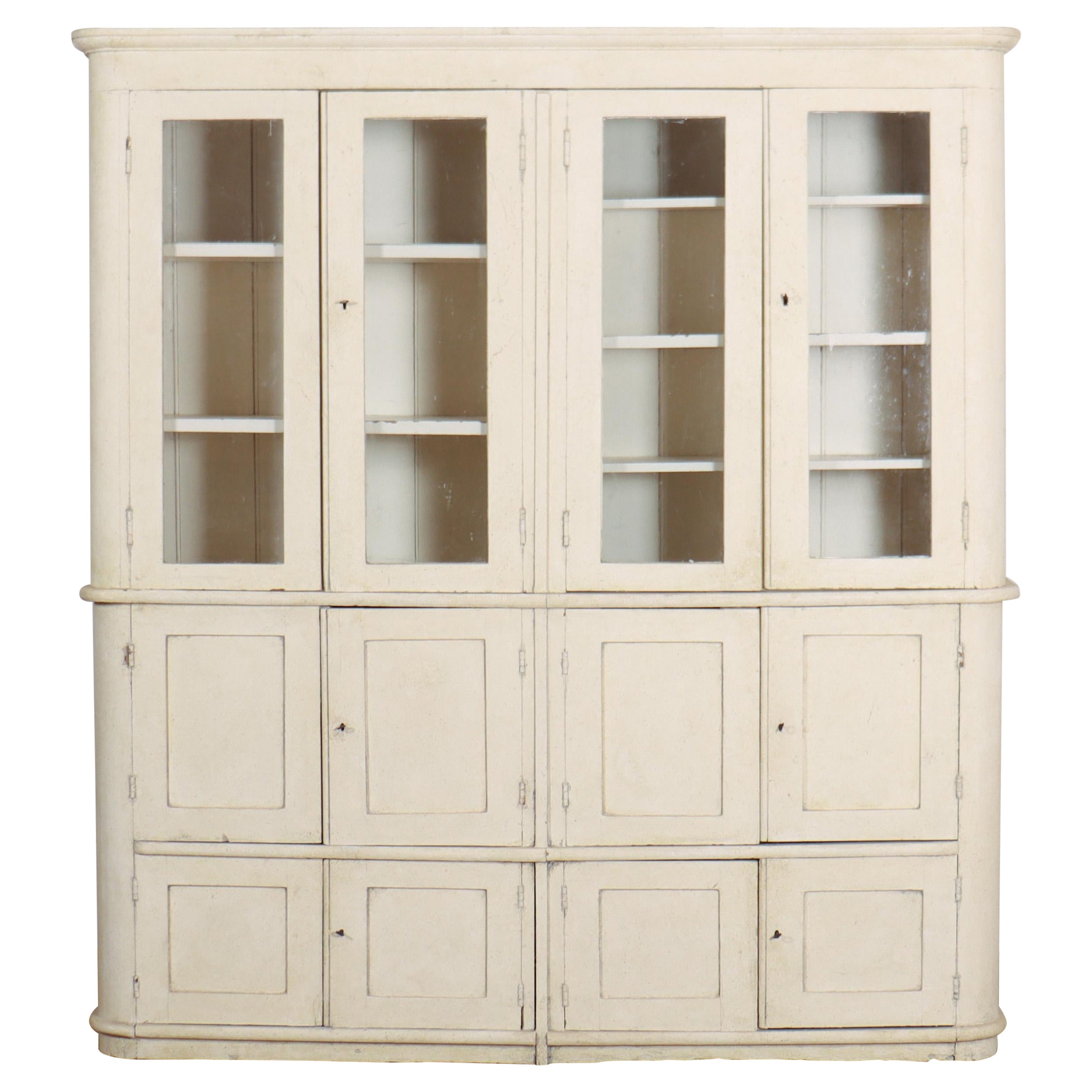 Armoire de ménage anglaise peinte