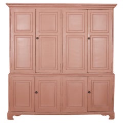 Used English Painted Housekeepers Cupboard