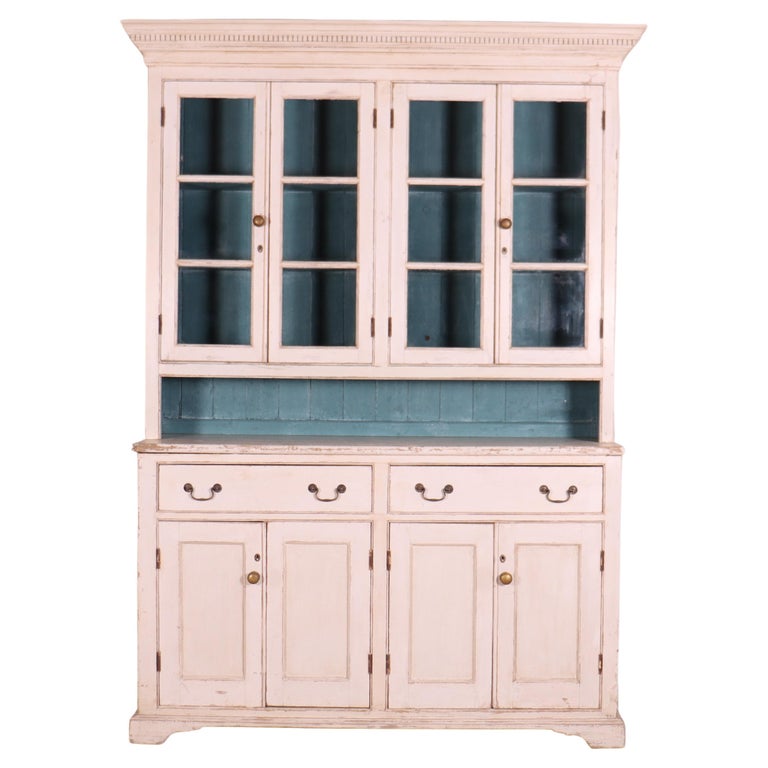 English Painted Kitchen Dresser For Sale at 1stDibs