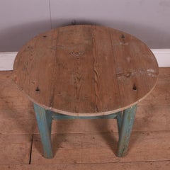 Table de lampe peinte anglaise