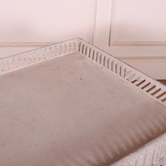 English Painted Lamp Table