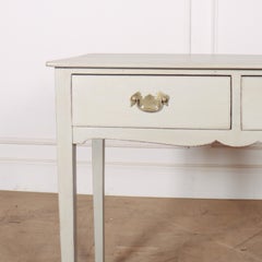 English Painted Lamp Table