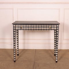 English Painted Lamp Table