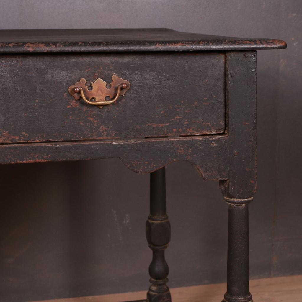 George III English Painted Lamp Table