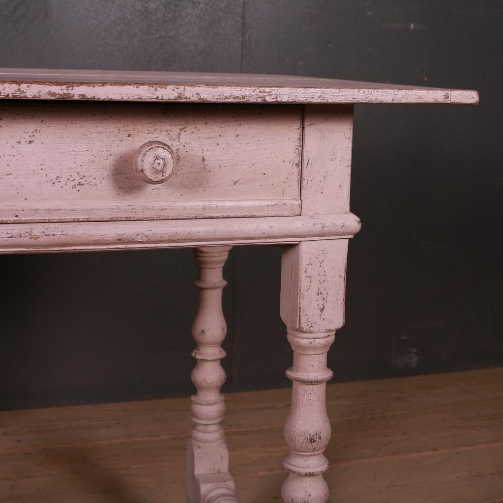 18th Century and Earlier English Painted Lamp Table