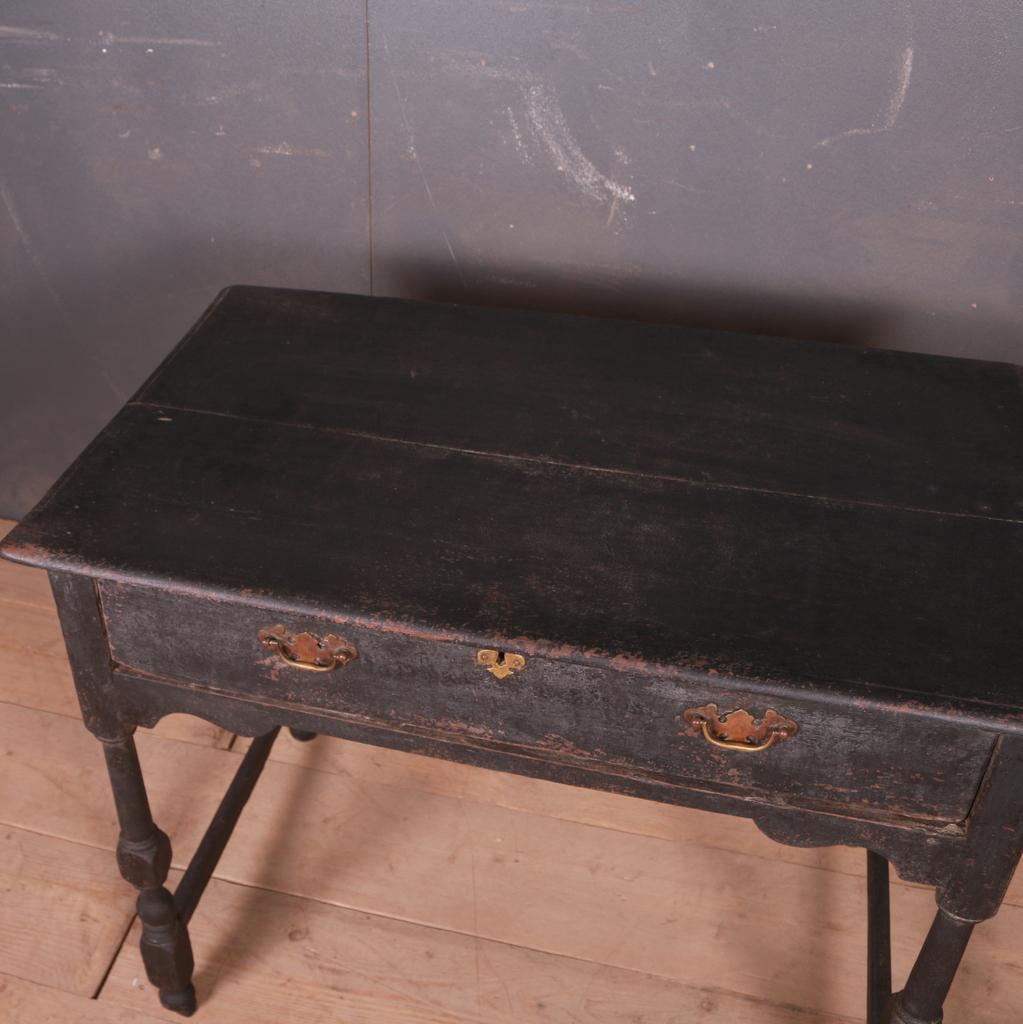 18th Century and Earlier English Painted Lamp Table