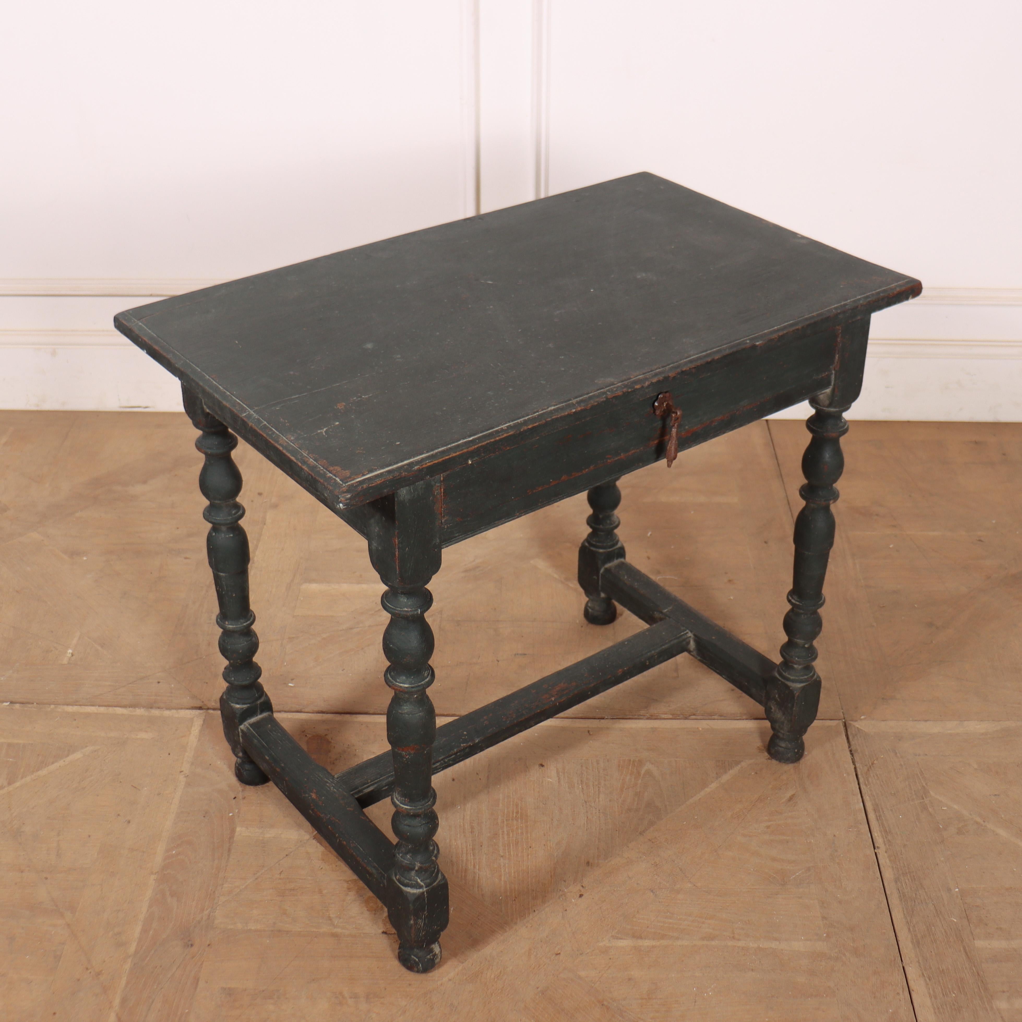 English Painted Lamp Table 1