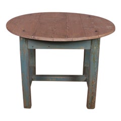 Table de lampe peinte anglaise