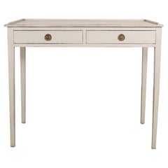 Antique English Painted Lamp Table