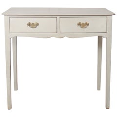 Antique English Painted Lamp Table