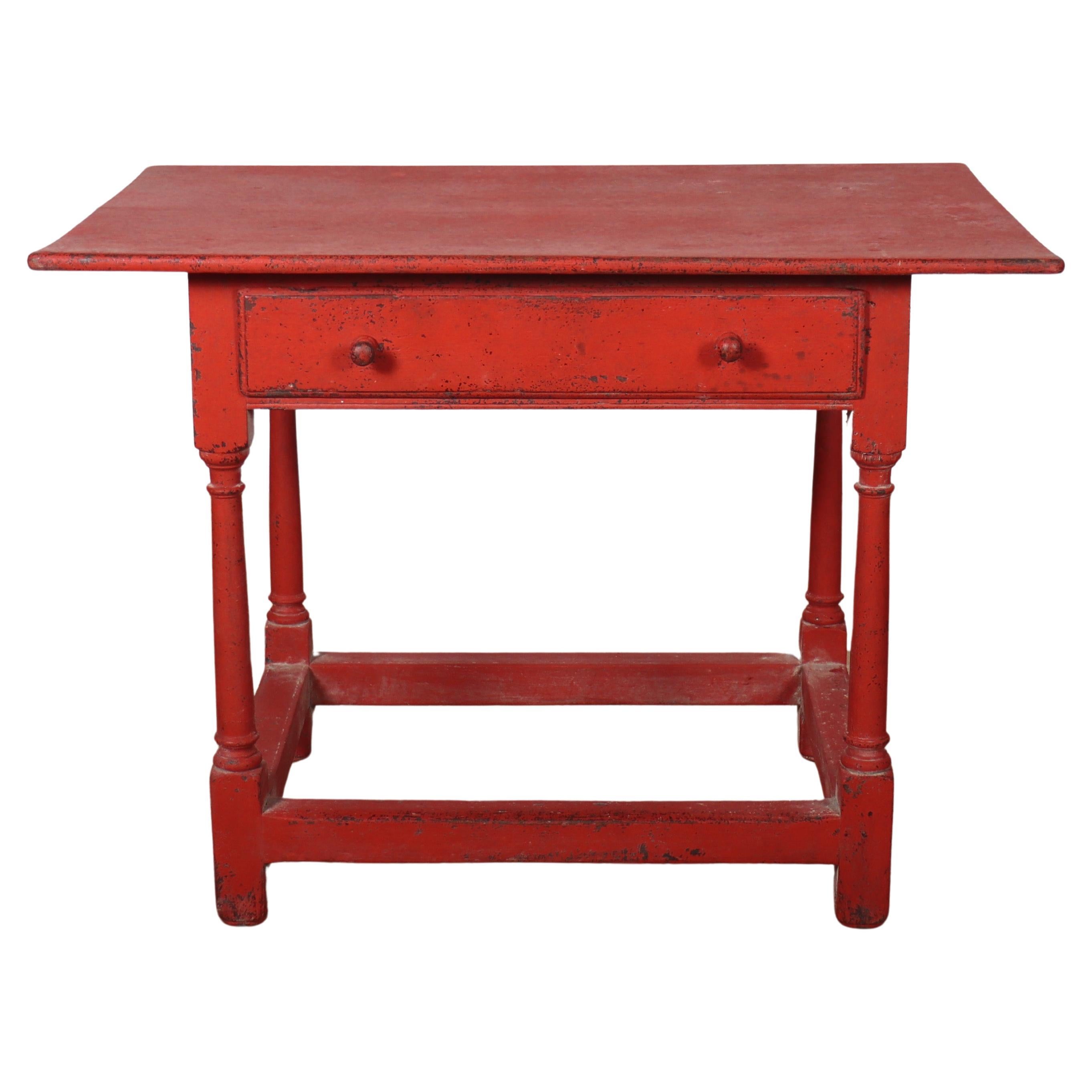 English Painted Lamp Table For Sale