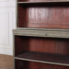 English Painted Library Bookcase