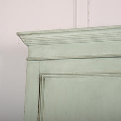 English Painted Linen Cupboard