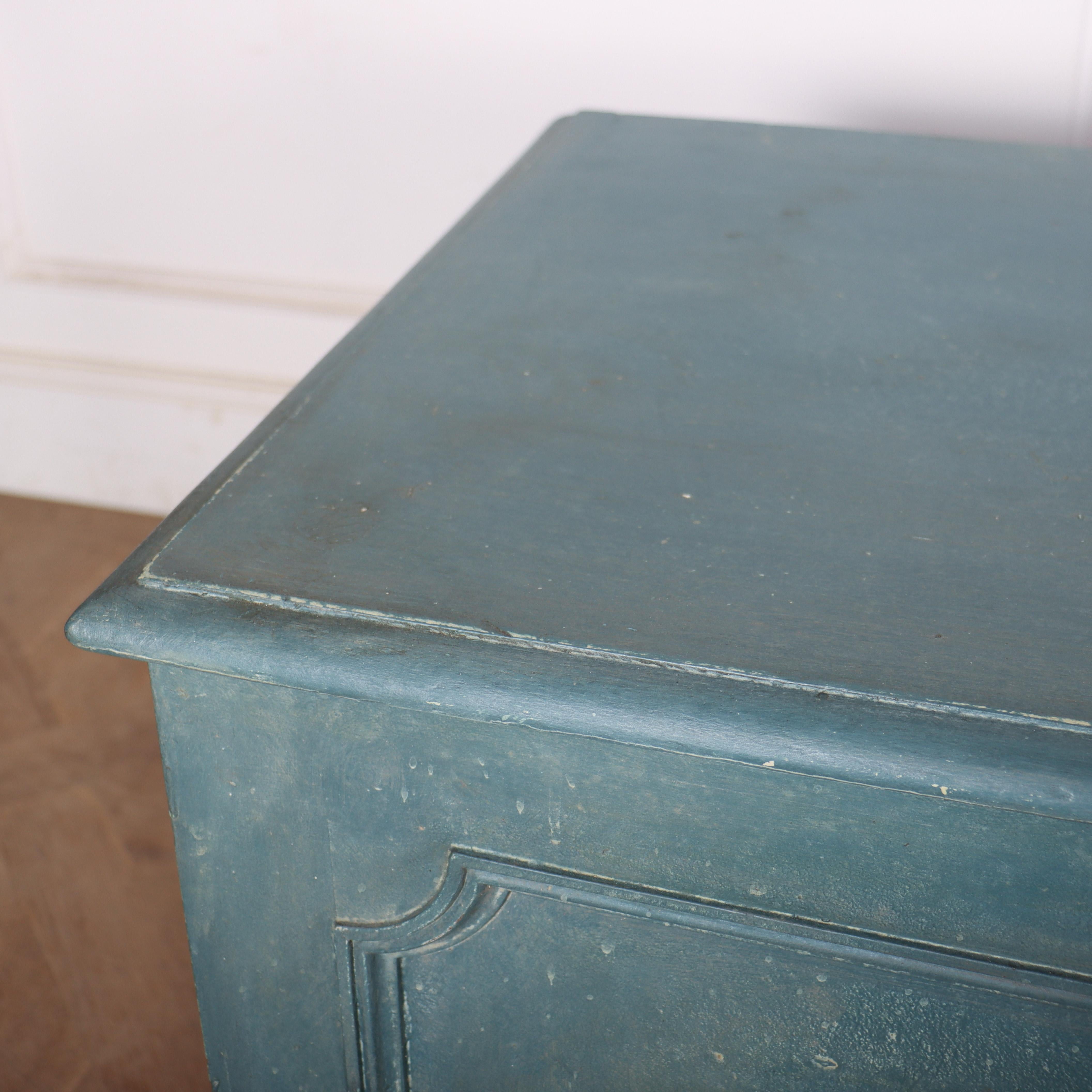 English Painted Low Cupboard For Sale 1