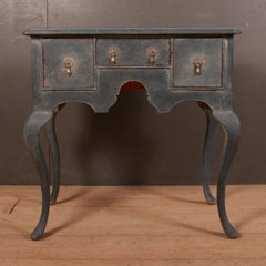 English Painted Lowboy / Lamp Table