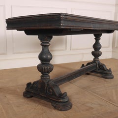 English Painted Oak Console