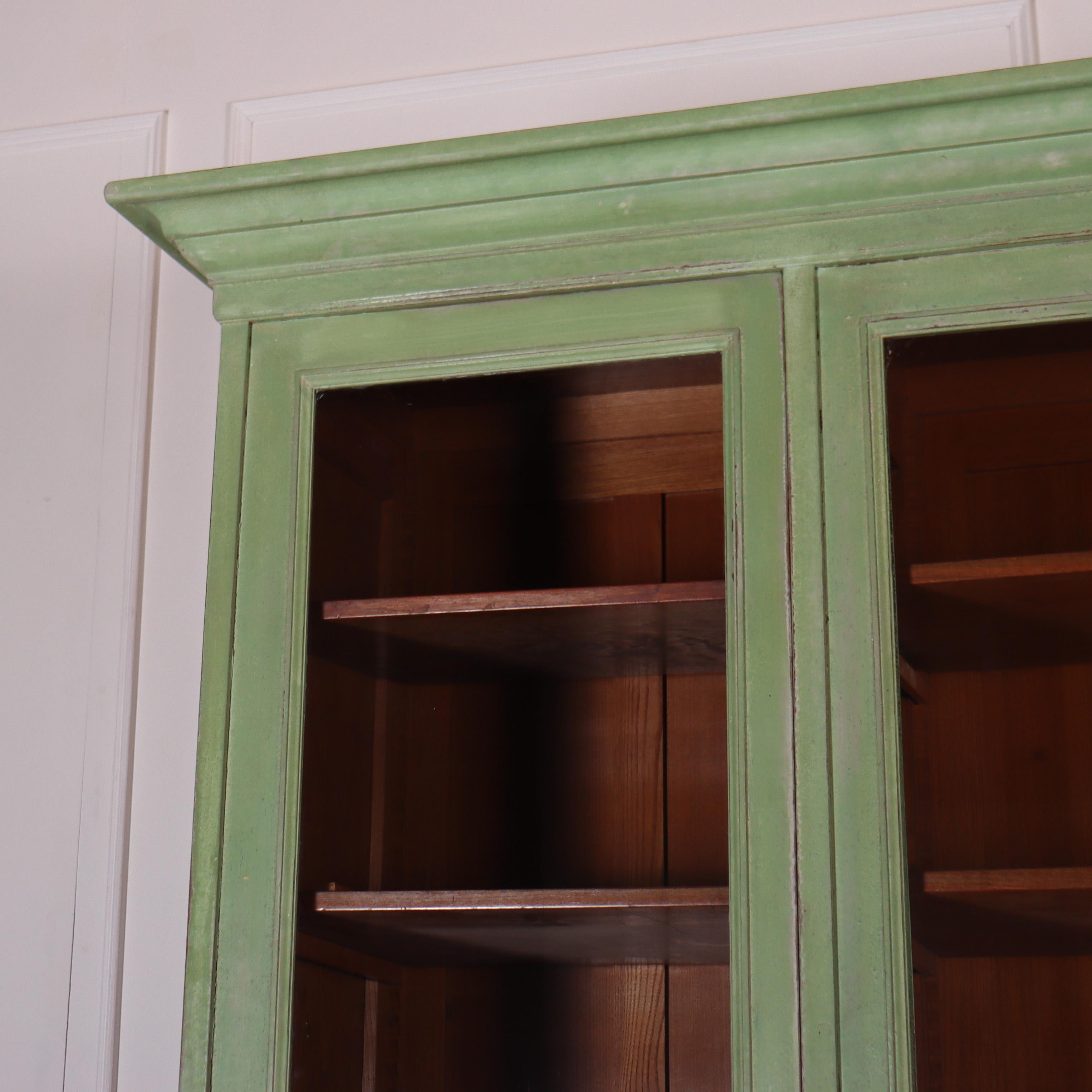 Glazed English Painted Oak Dresser