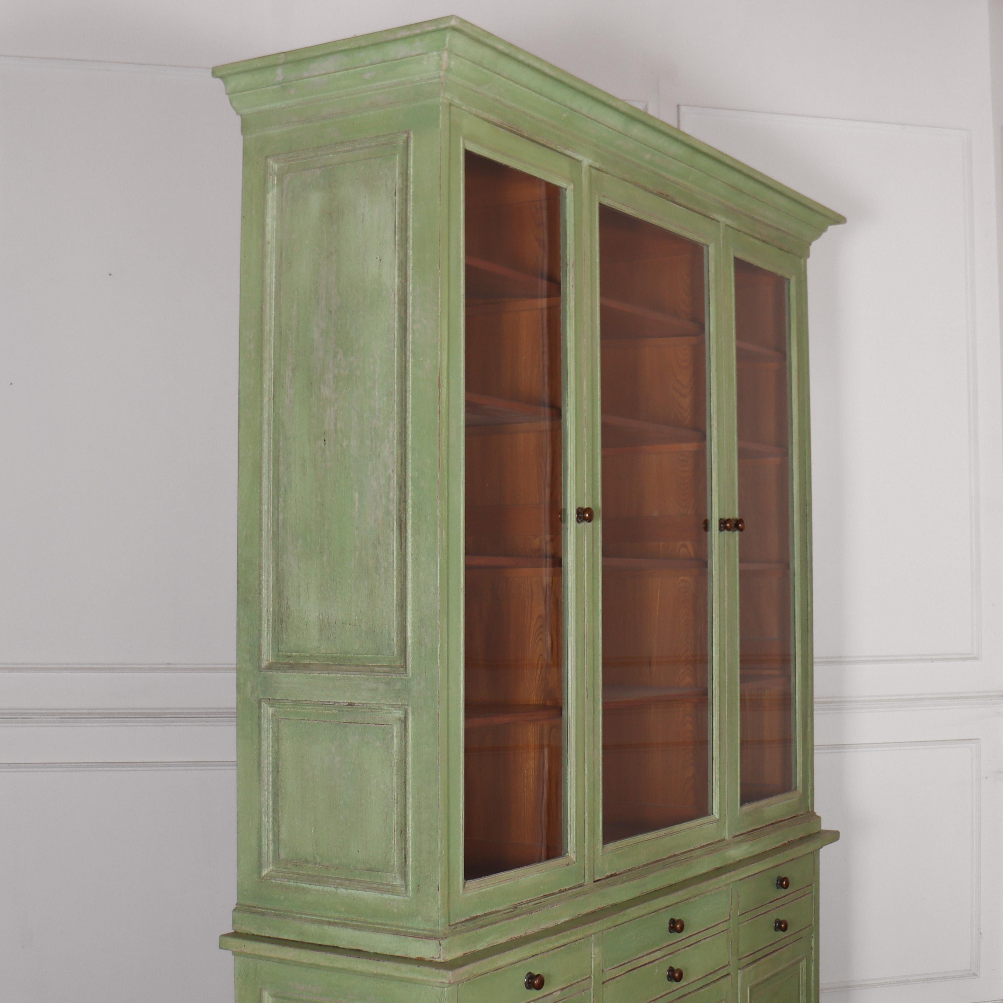 English Painted Oak Dresser 1