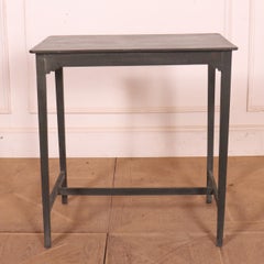 Tavolo da lampada inglese in Oak verniciato