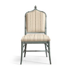 English Painted Oak Luxury Dining Chairs (Set of 2)