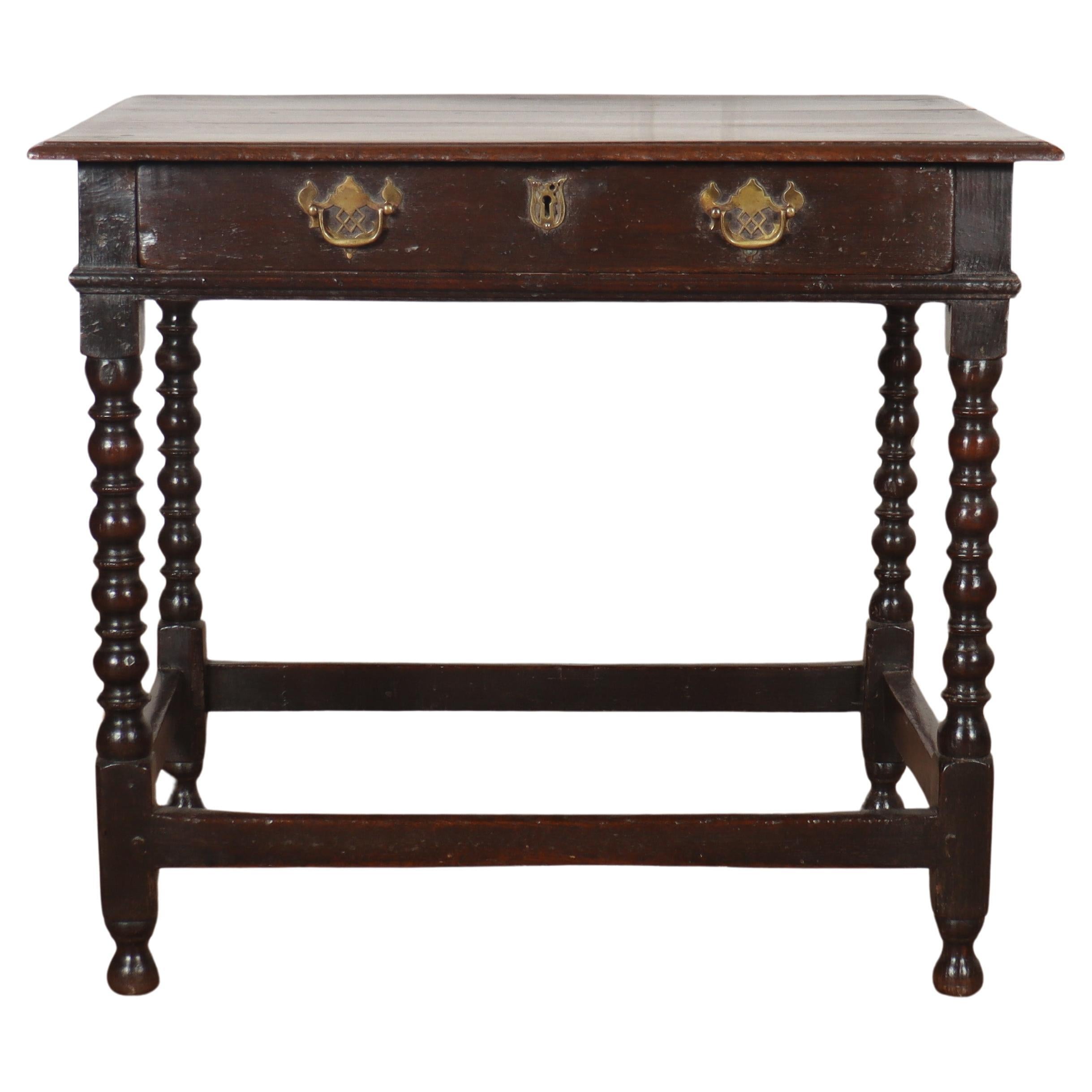 English Oak Side Table