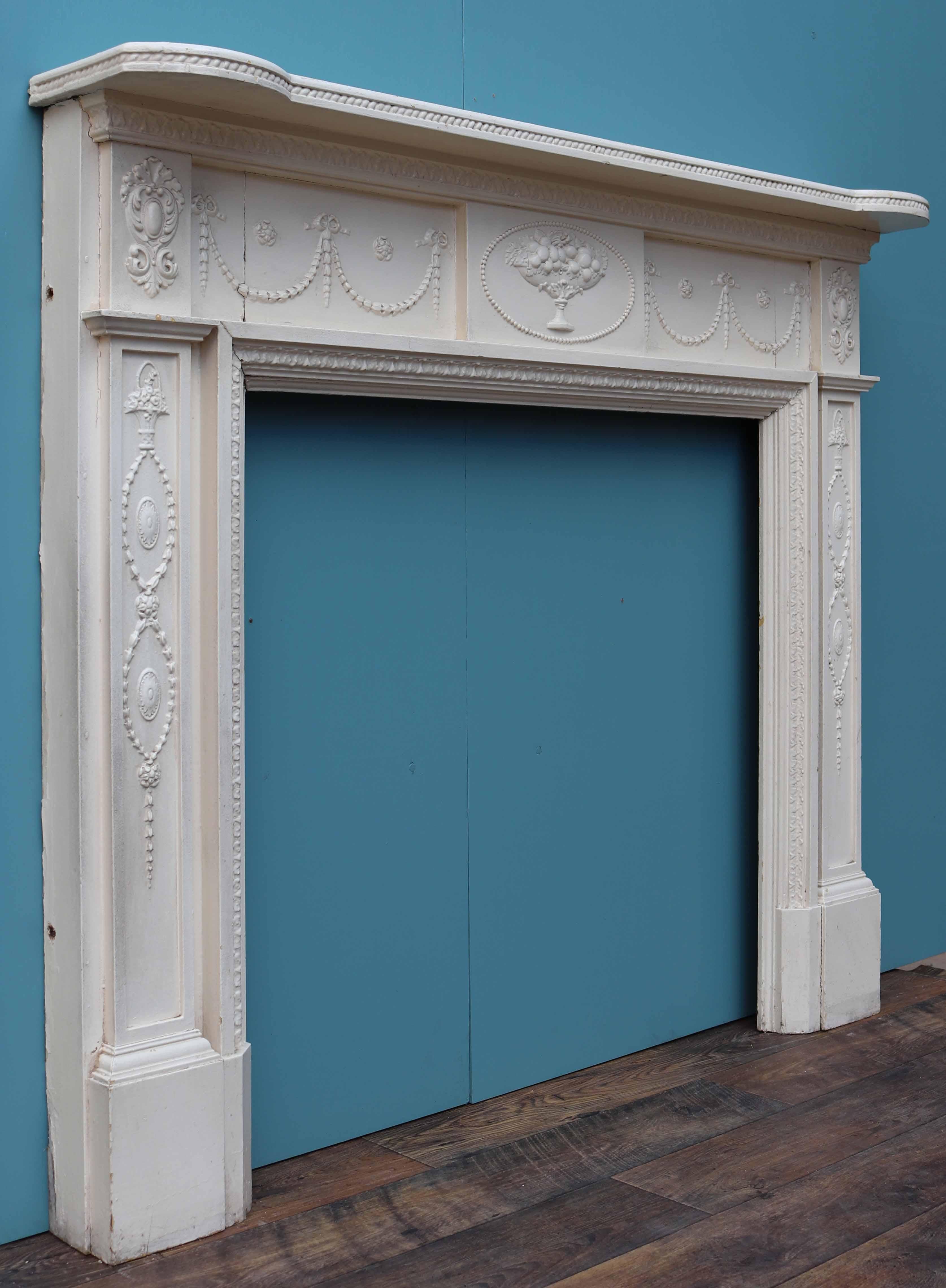 About

A pretty painted pine fire surround removed from a house in London.

Condition report

Finished in old paint with some small surface cracks.

Style

Edwardian

Date of manufacture

circa 1900

Period

Early 20th