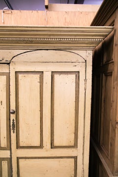 English Painted Pine Armoire
