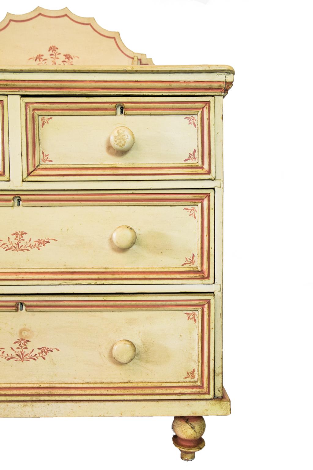 Mid-19th Century English Painted Pine Chest