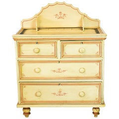 English Painted Pine Chest
