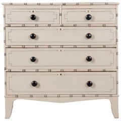 English Painted Pine Chest