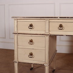 English Painted Pine Desk