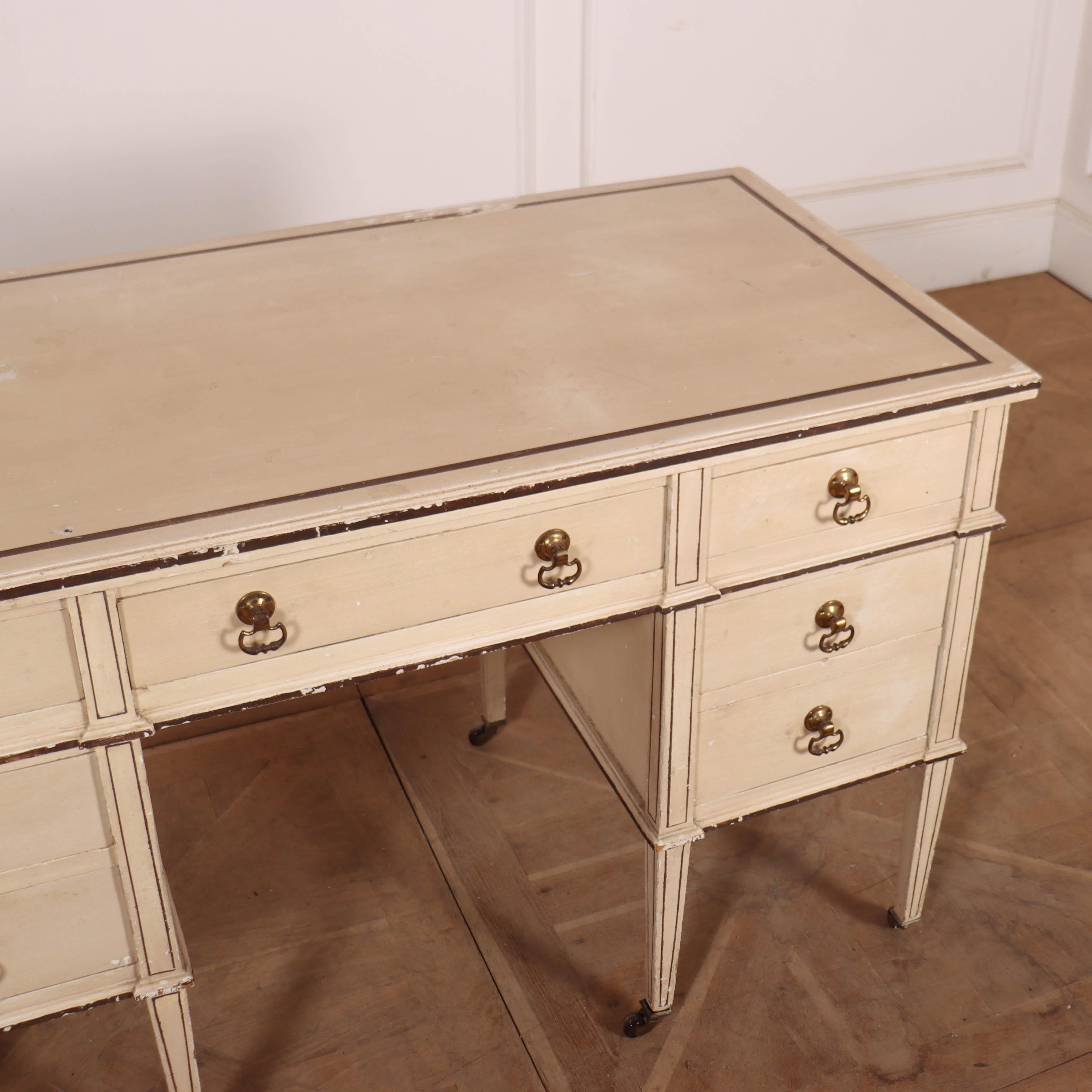 English Painted Pine Desk 2