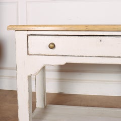 English Painted Pine Dresser Base
