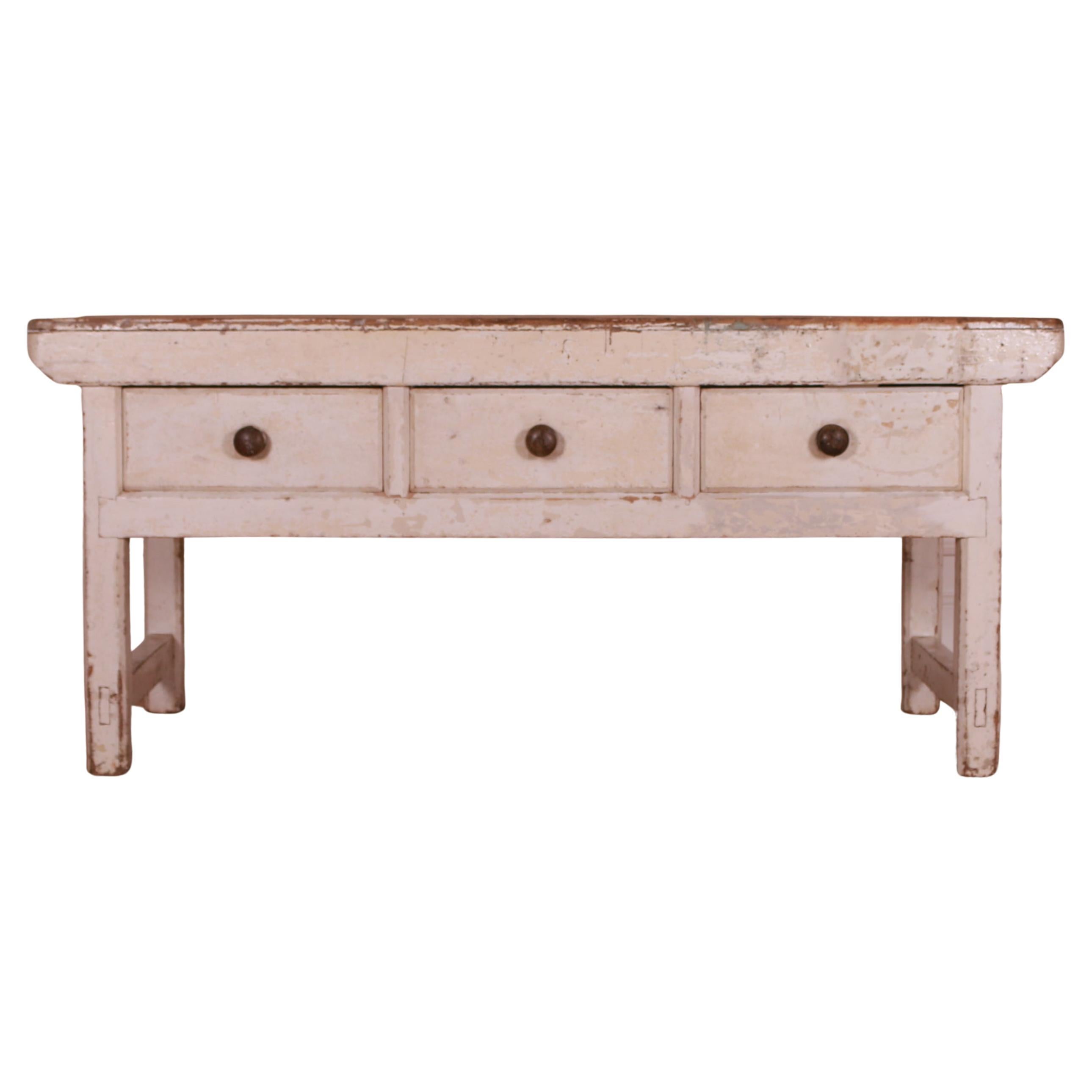 British Colonial Bowfront Teak Dresser Base For Sale at 1stDibs