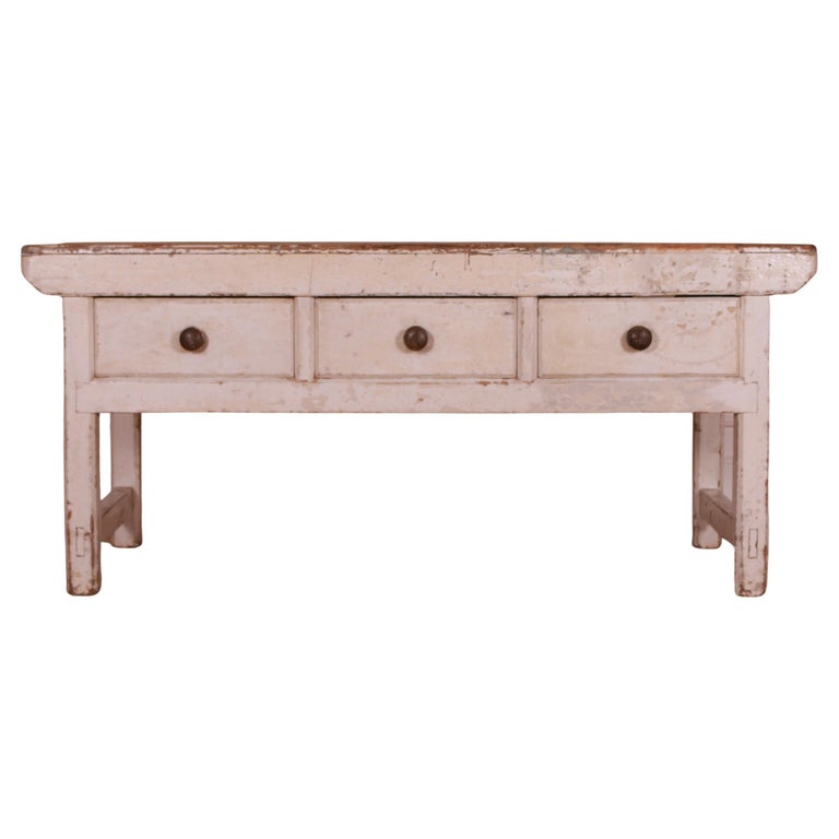 English Painted Pine Dresser Base at 1stDibs