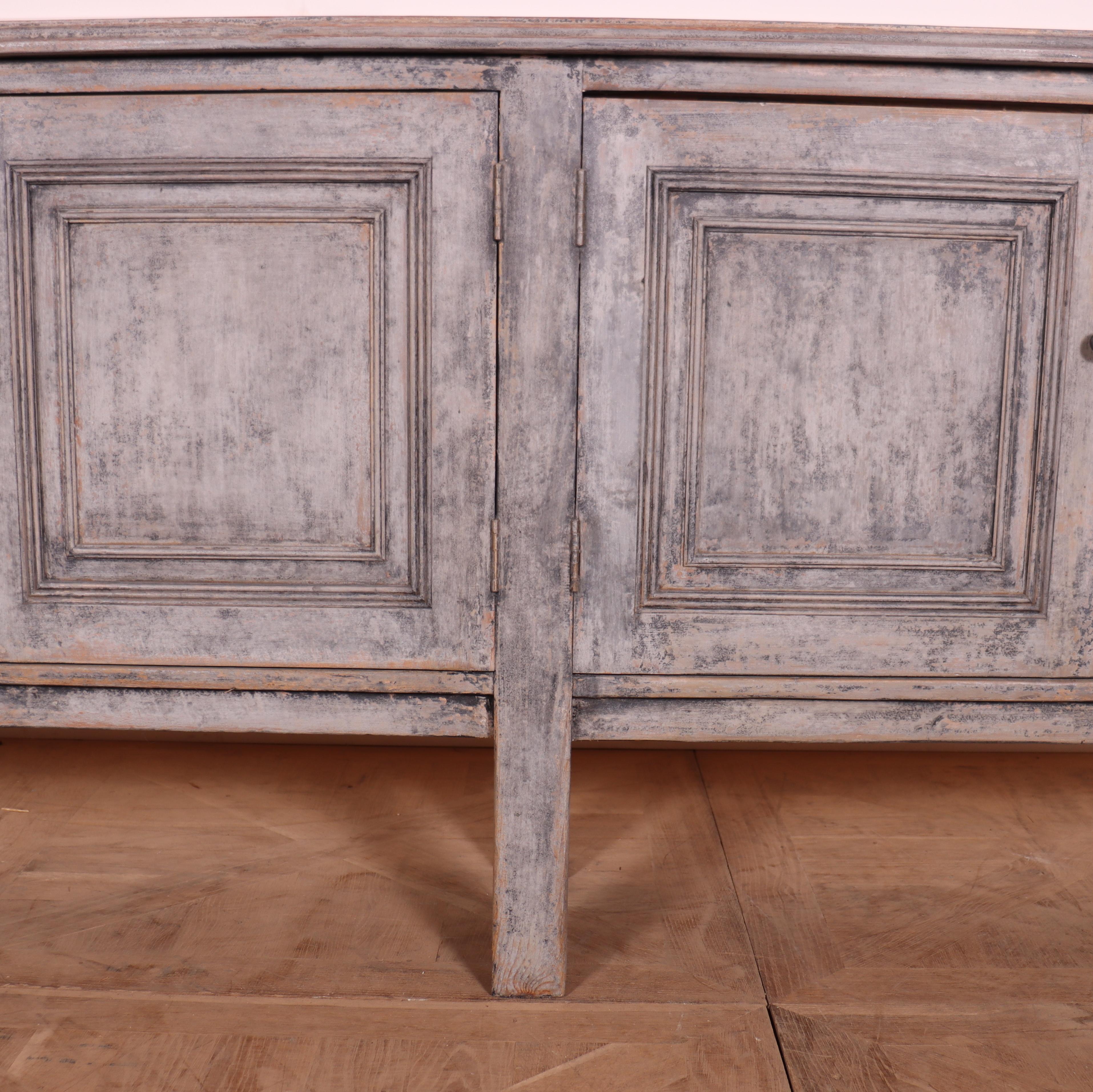 19th Century English Painted Pine Enfilade For Sale