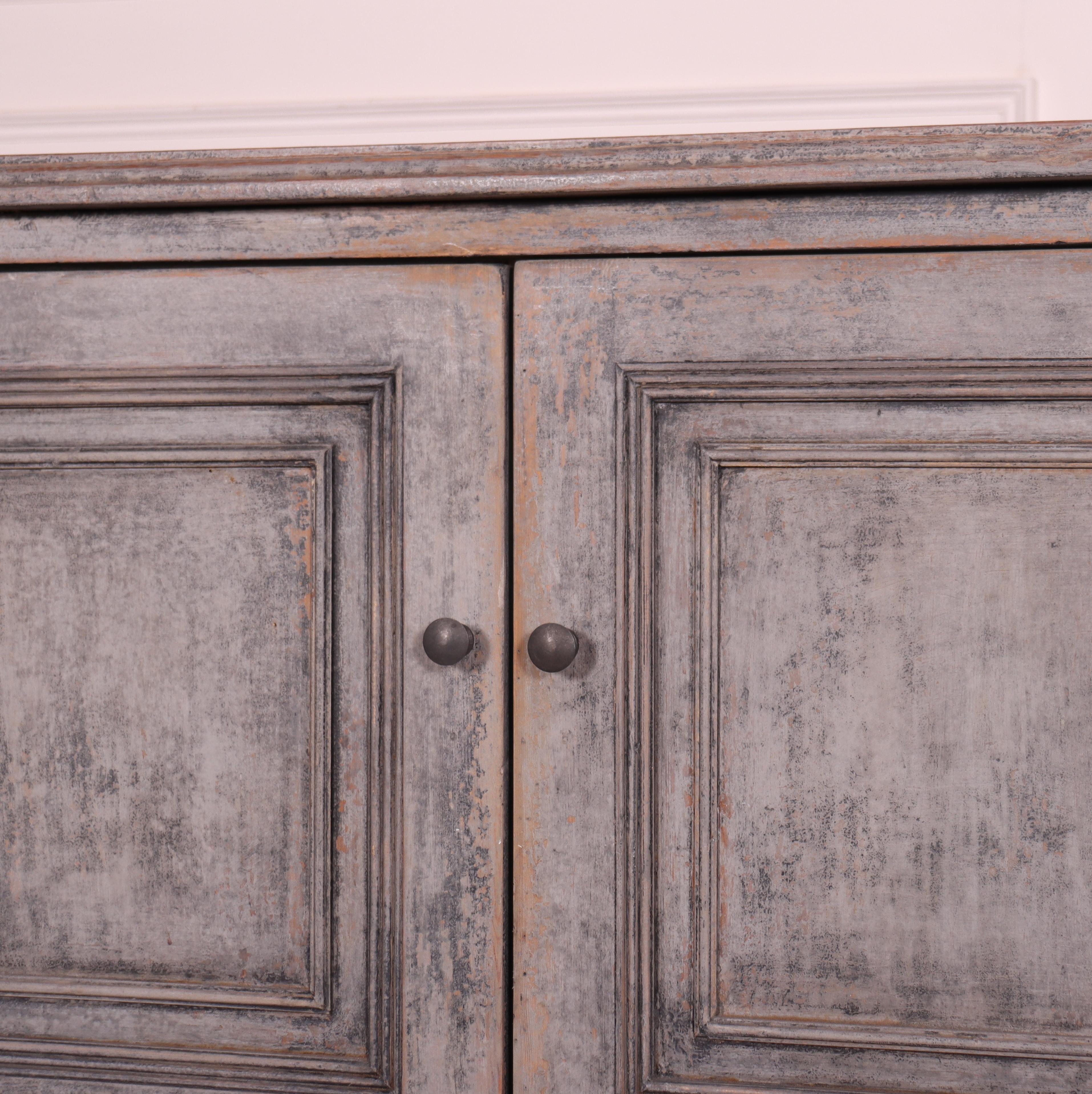 English Painted Pine Enfilade For Sale 1