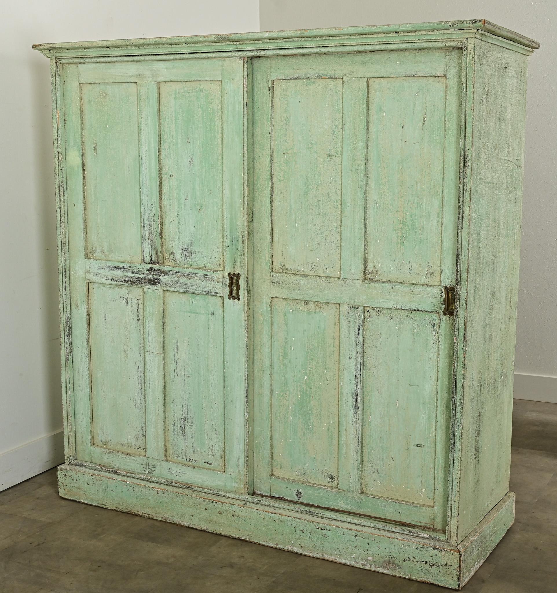English Painted Pine Larder 8