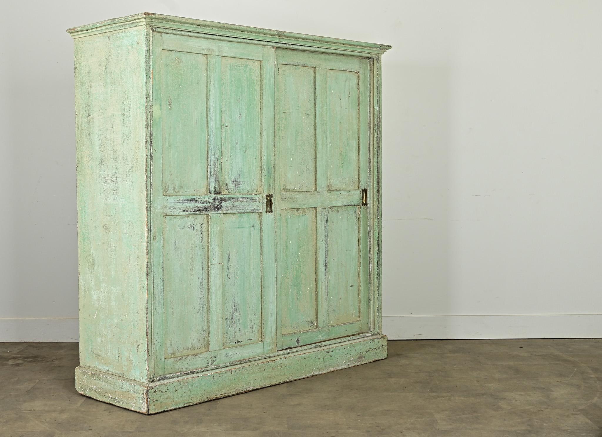English Painted Pine Larder 2