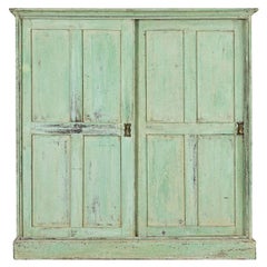 English Painted Pine Larder