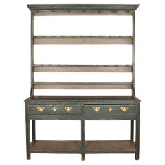 English Painted Pot Board Dresser