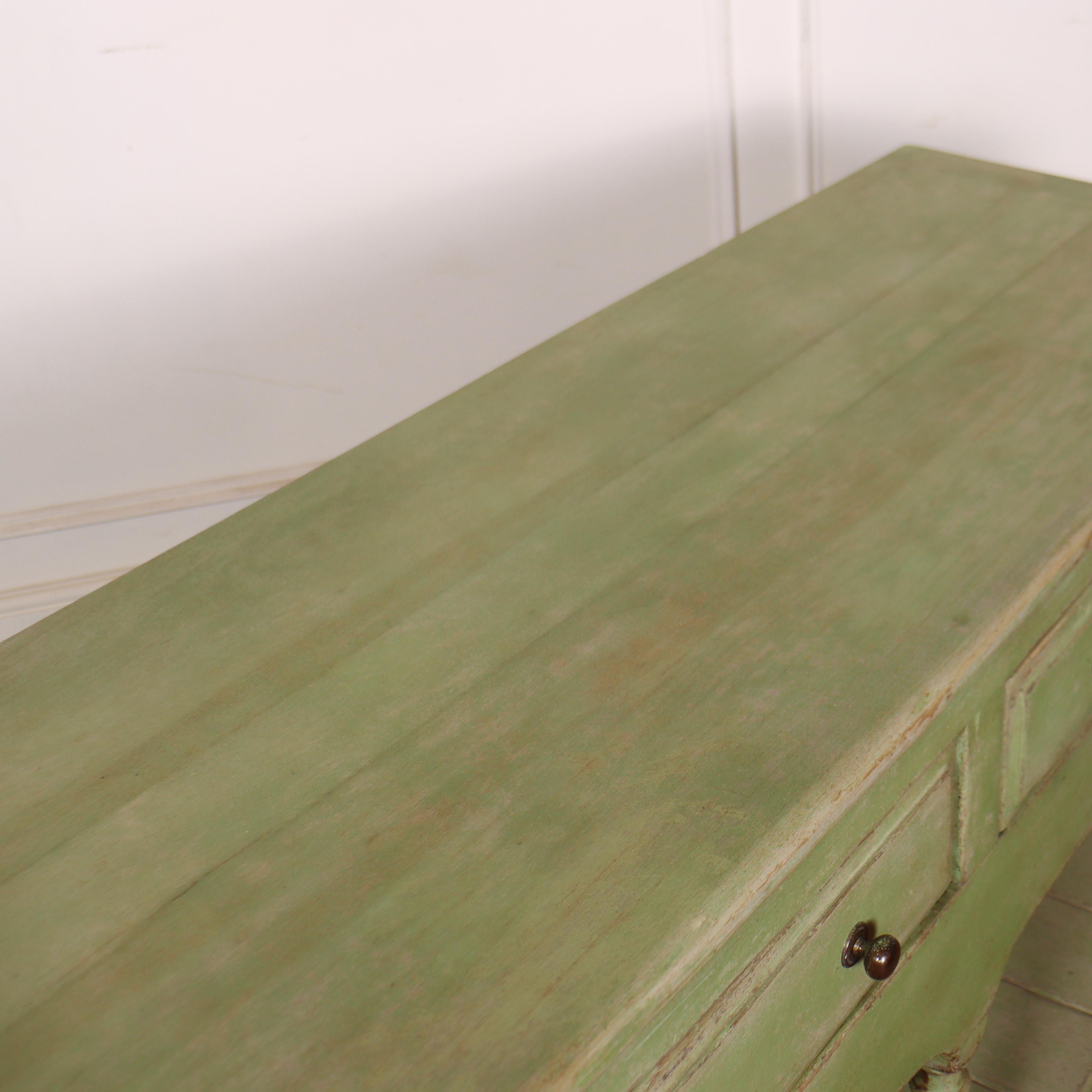 English Painted Potboard Dresser Base For Sale 4