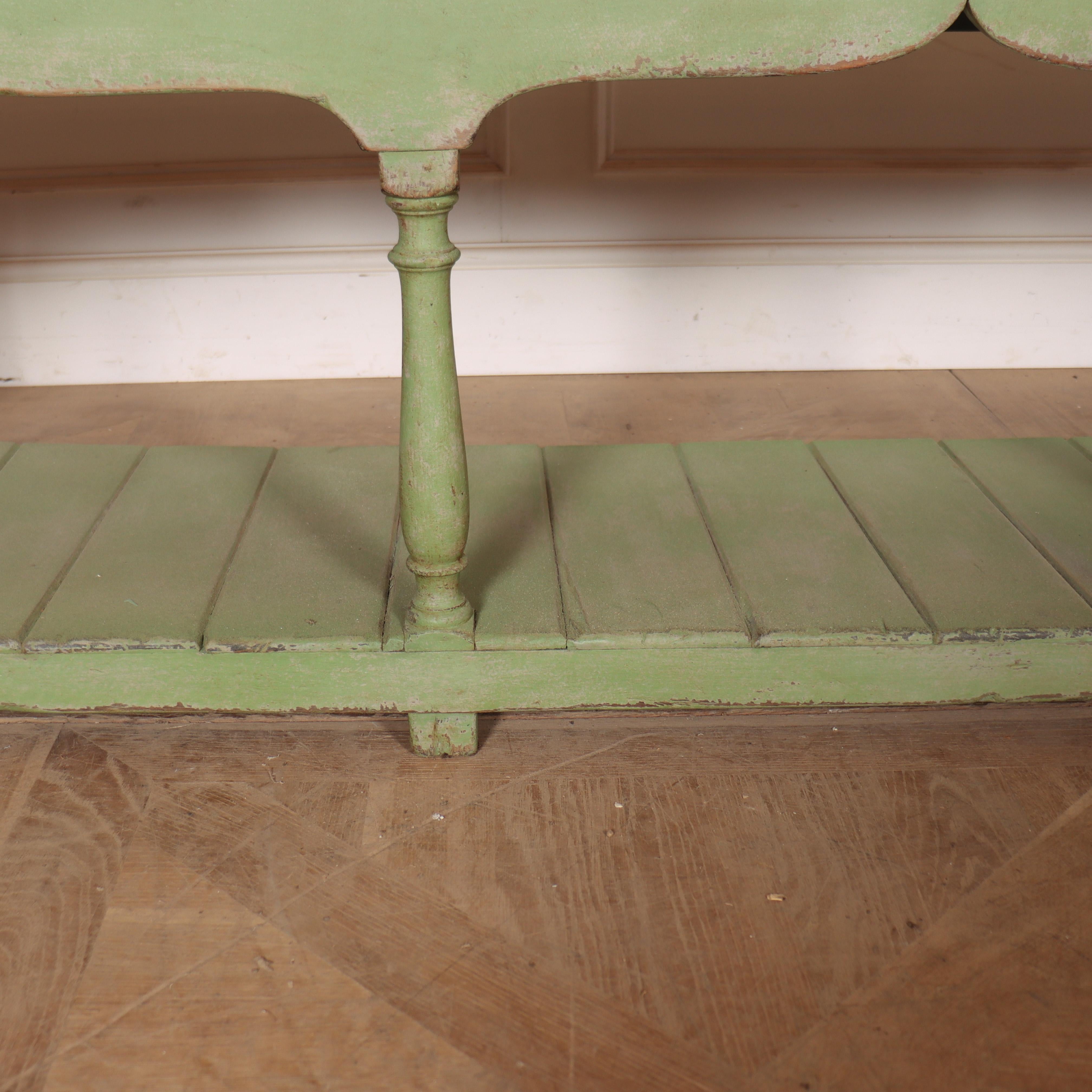 English Painted Potboard Dresser Base For Sale 1