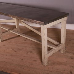 English Painted Prep Table