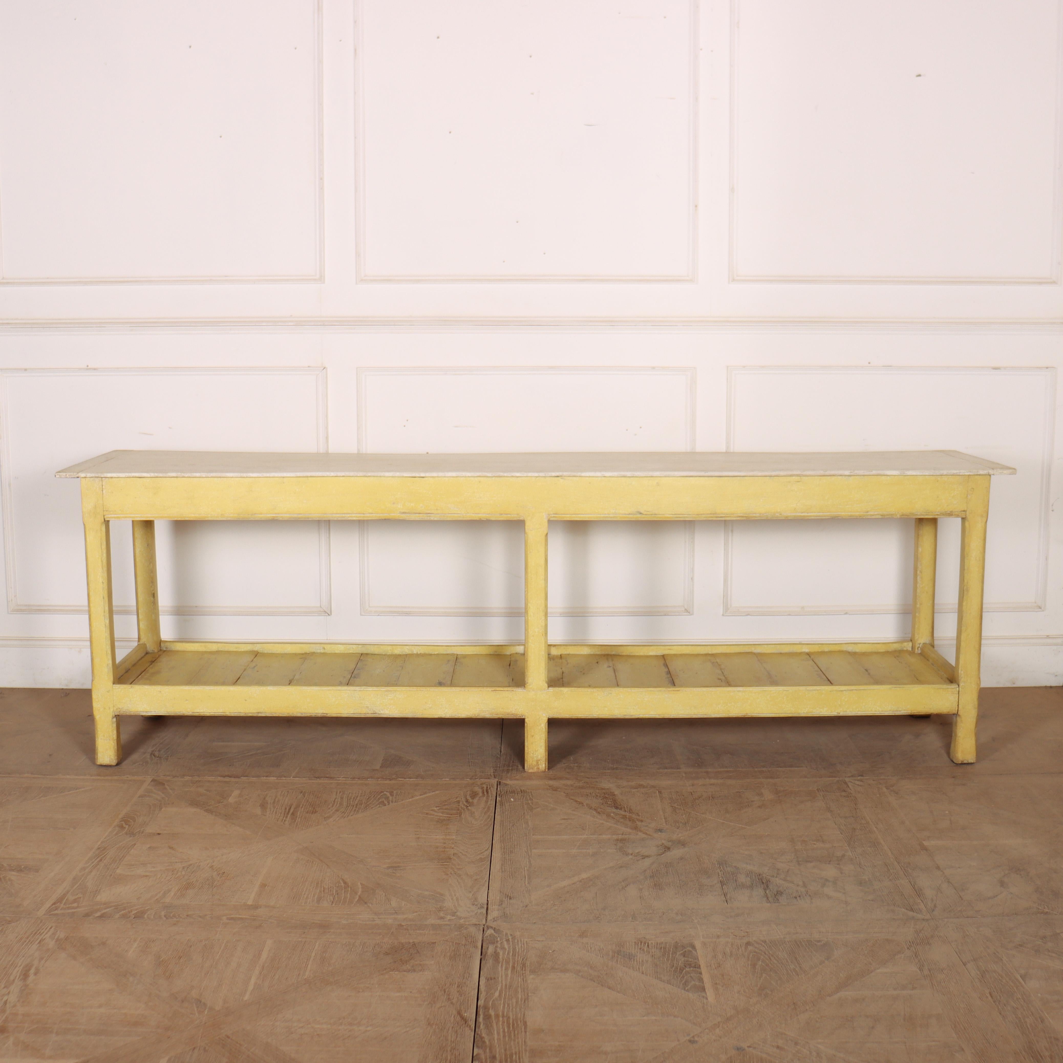 English Painted Serving Table en venta 12